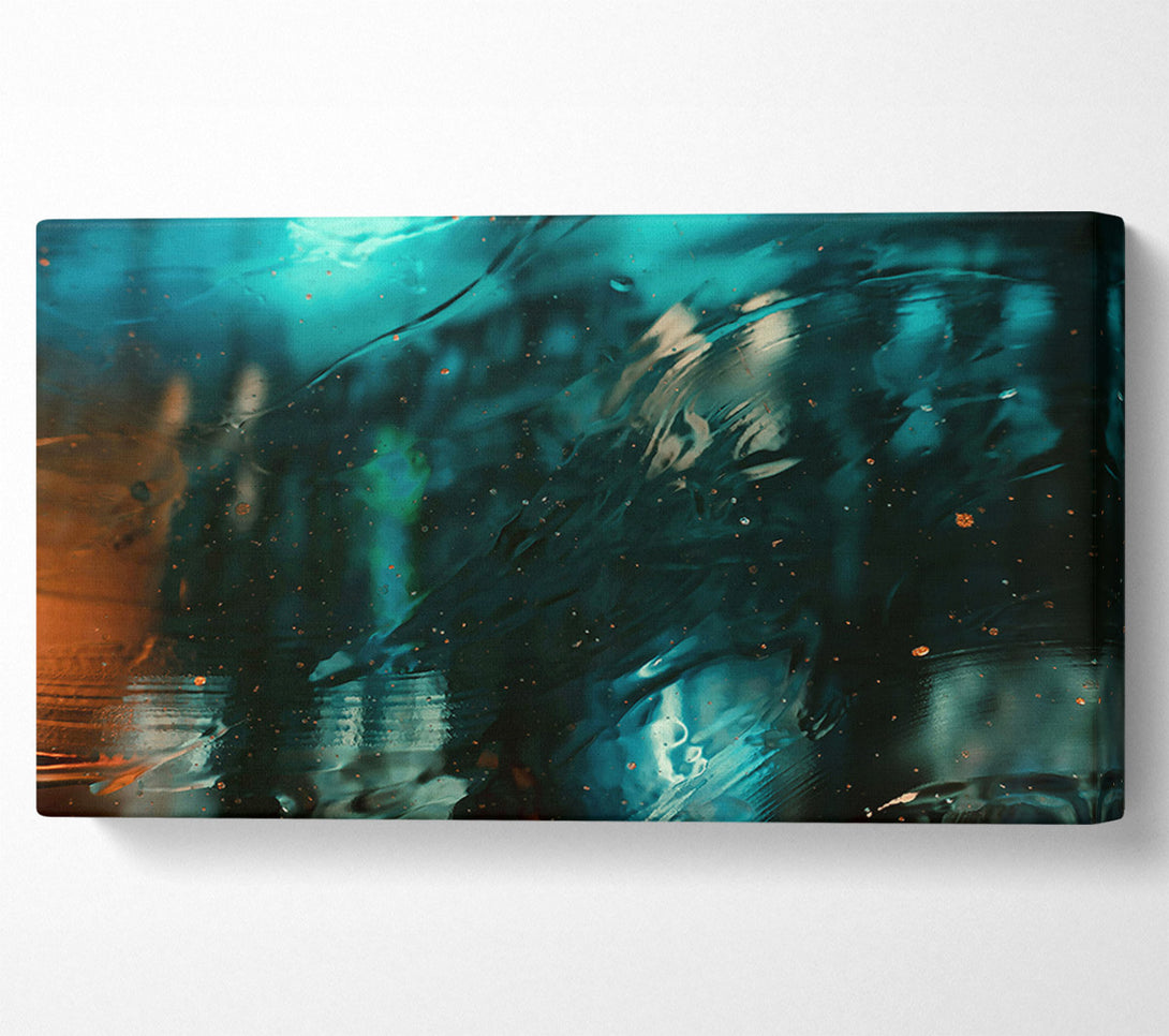  A Canvas Print of Emerald Through Glass Canvas Art
