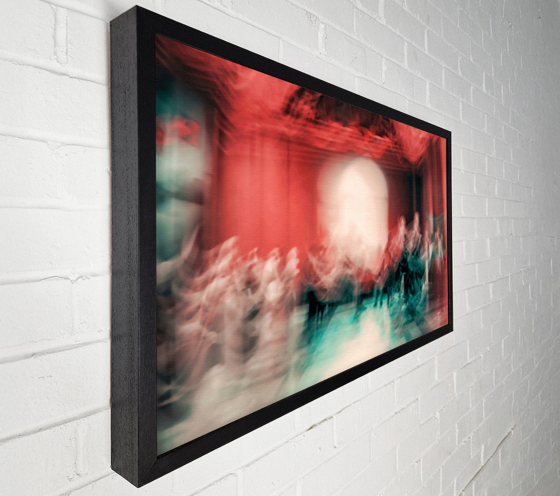  A Canvas Print of Crimson Ghostly Dance Canvas Art