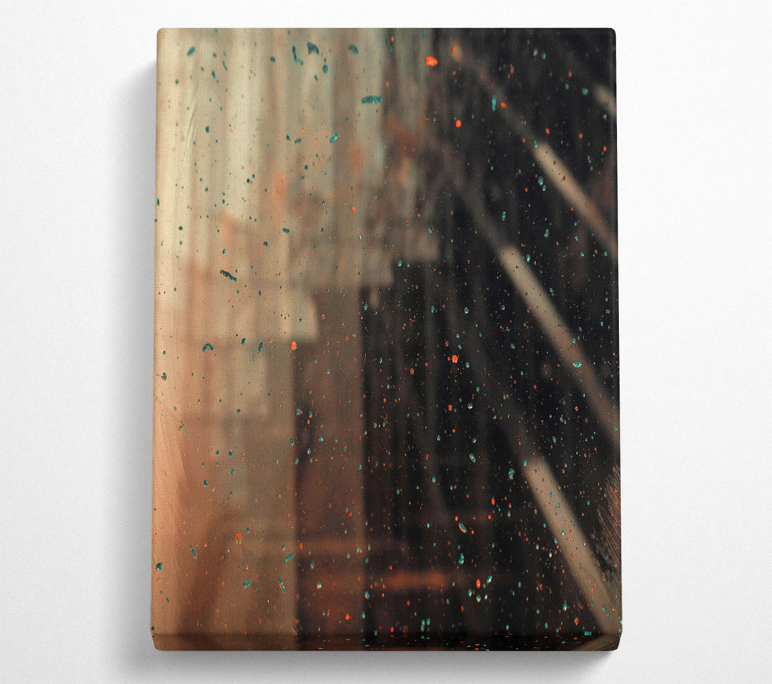  A Canvas Print of Teal Through The Glass Canvas Art