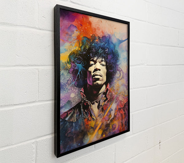 Jimi Hendrix Colour Splash