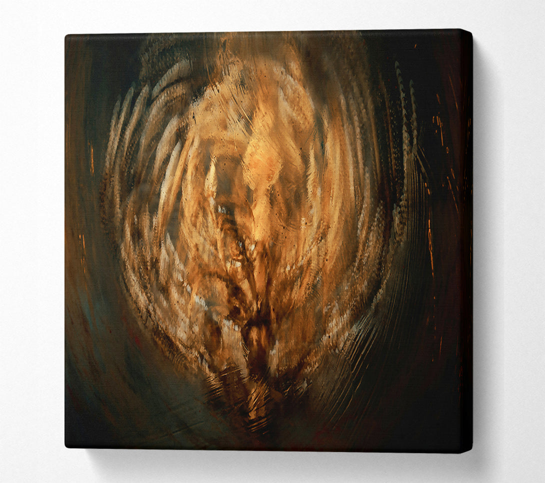  A Canvas Print of Golden Eye Of The Storm Canvas Wall Art