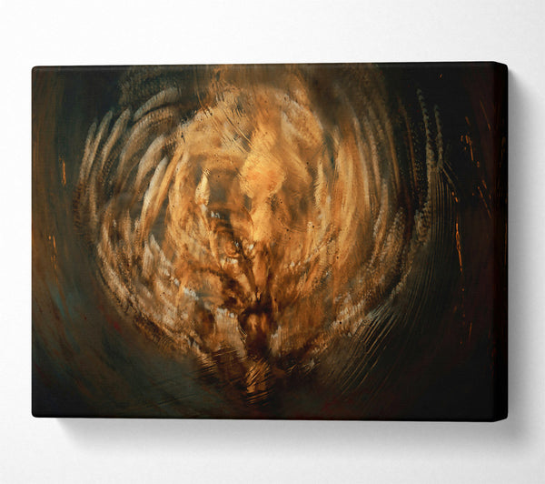  A Canvas Print of Golden Eye Of The Storm Canvas Wall Art