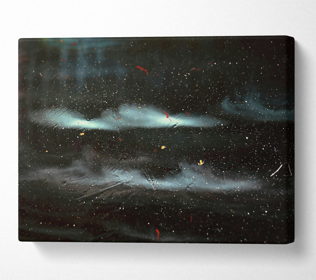 A Canvas Print of Blue Nebula Dreams Canvas Print