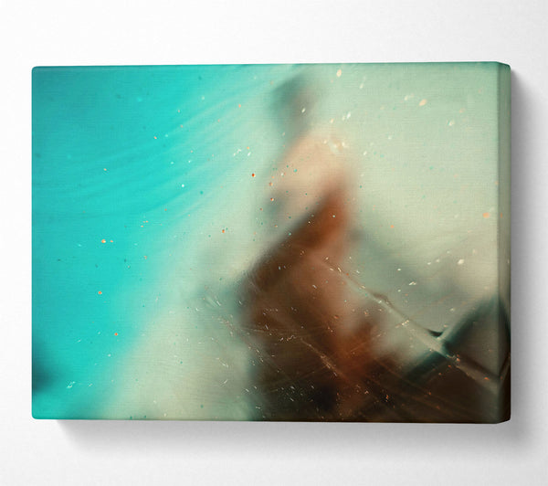  A Canvas Print of Aqua Specter Dreams Canvas Print