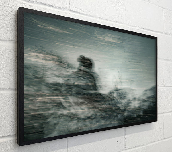 Pale Blue Figure