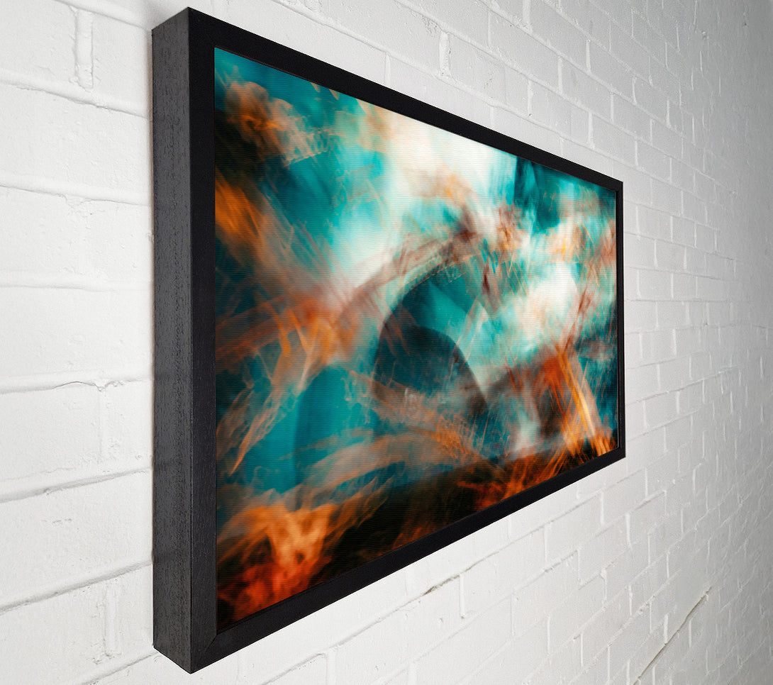  A Canvas Print of Teal And Orange Dream Canvas Art