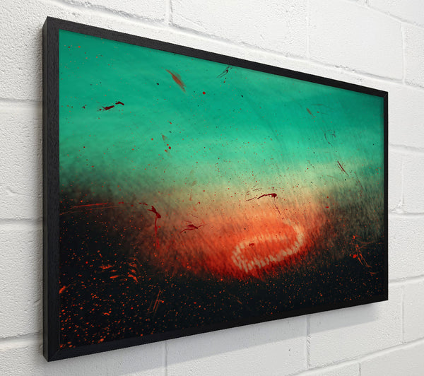 Red And Teal Sunset