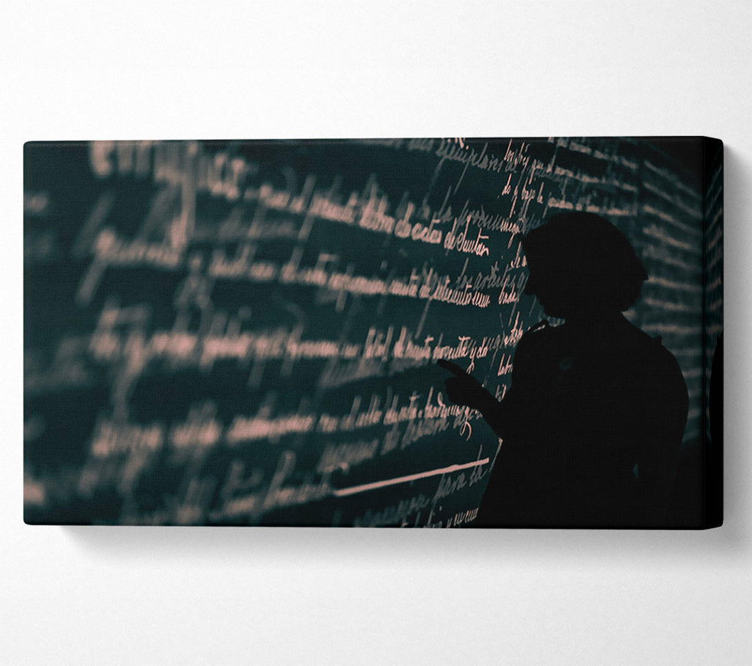  A Canvas Print of Blackboard Of Knowledge Canvas Art