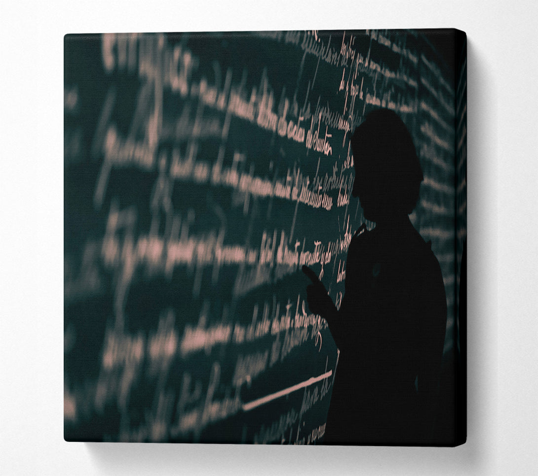 A Canvas Print of Blackboard Of Knowledge Canvas Art