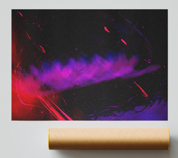 Crimson Nebula Dream Poster