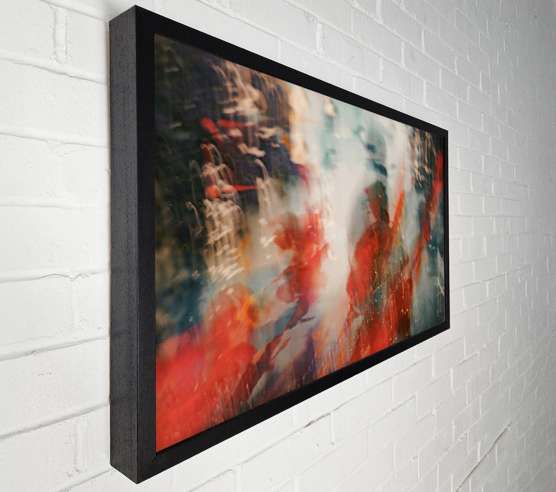  A Canvas Print of Crimson Blurred Vision Canvas Print