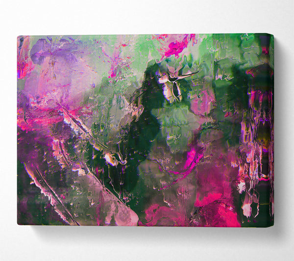  A Canvas Print of Fuchsia Abstract Dreamscape Canvas Art