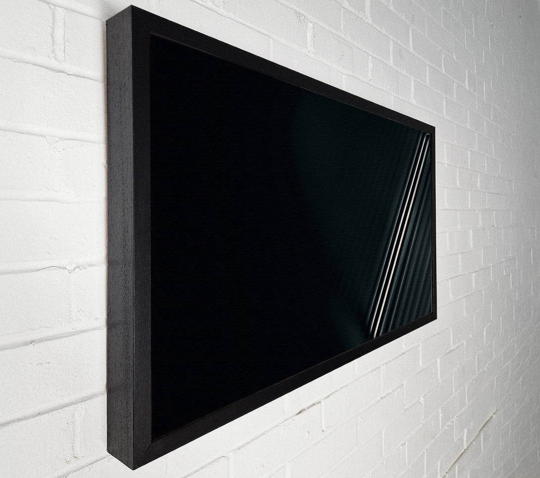  A Canvas Print of Black Lines In Motion Canvas Print