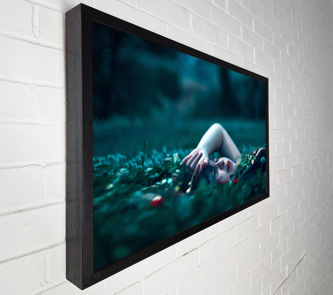  A Canvas Print of Teal Dream In Grass Canvas Print
