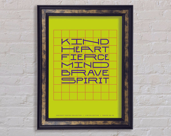 Kind Heart Framed Print