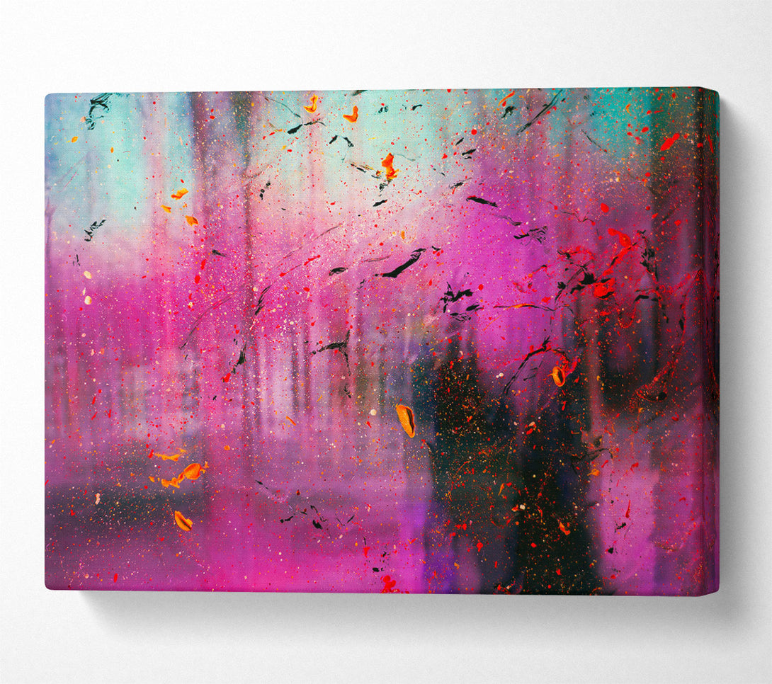  A Canvas Print of Crimson Cosmic Dance Canvas Art
