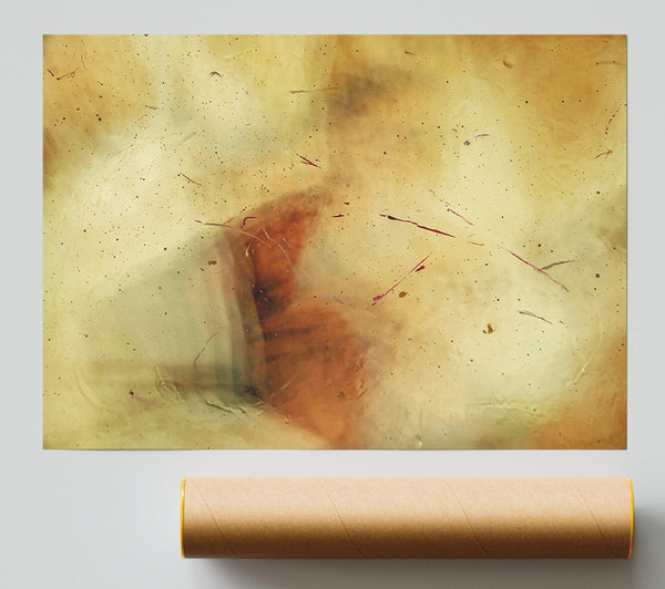 Golden Specks Of Red Giclee Print
