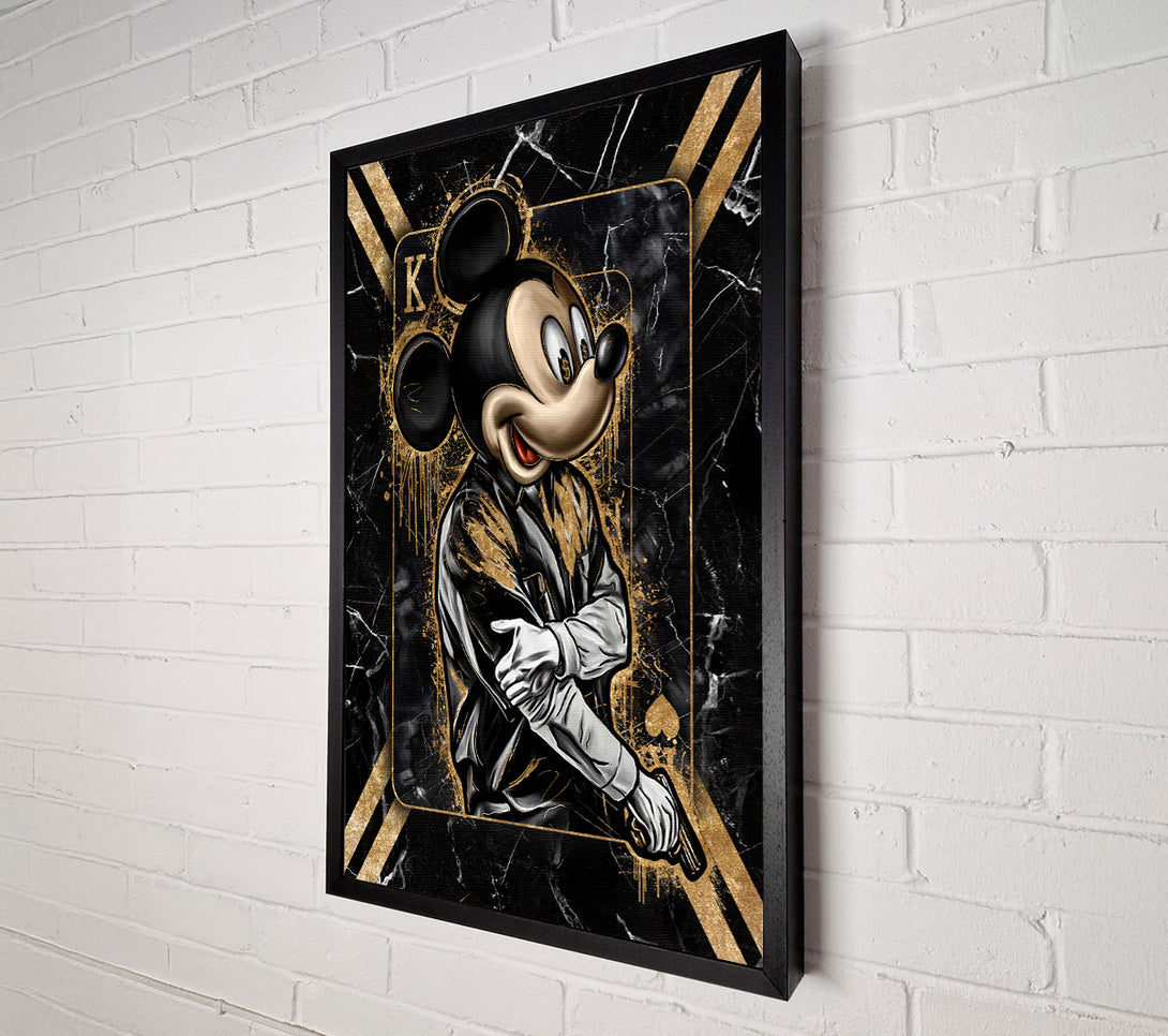  A Canvas Print of King Mouse Gangster Canvas Wall Art