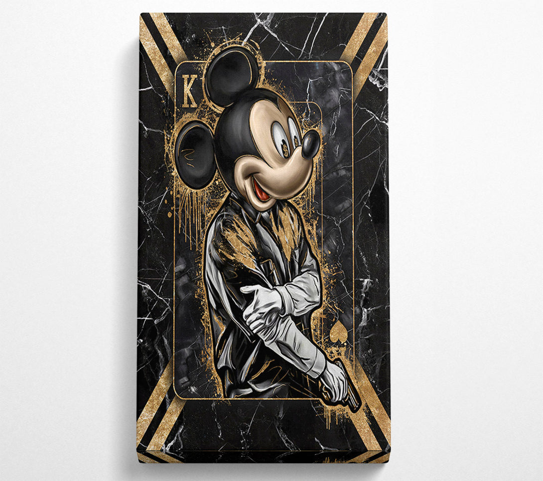  A Canvas Print of King Mouse Gangster Canvas Wall Art