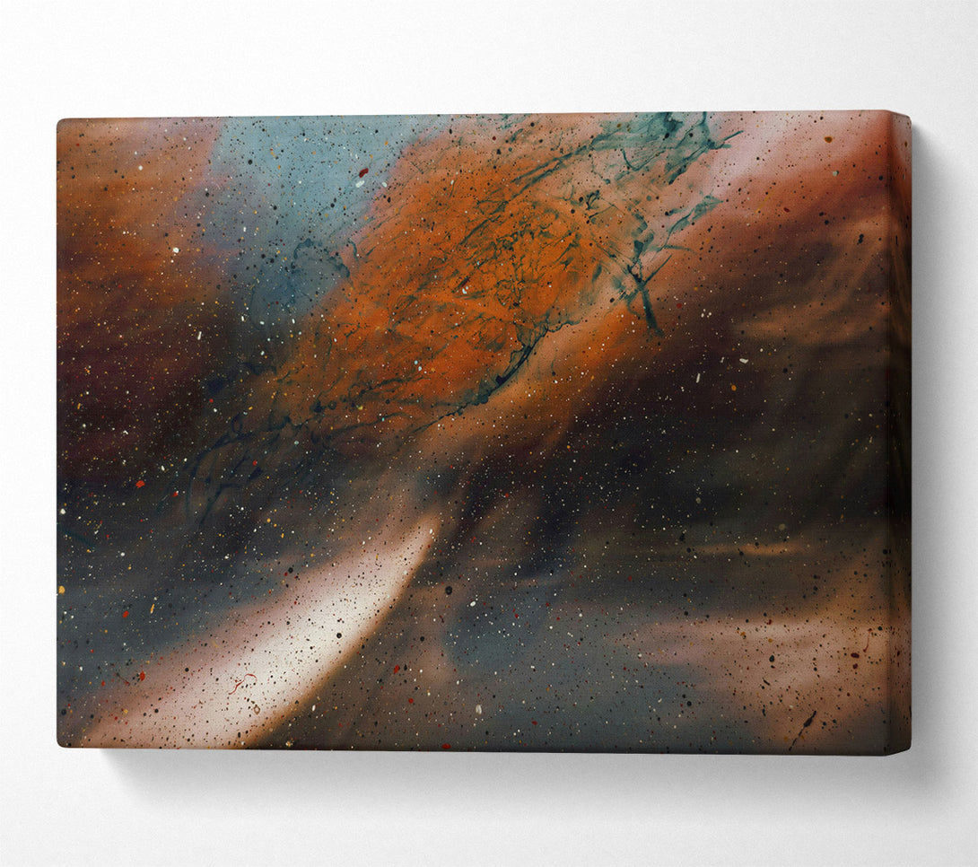  A Canvas Print of Crimson Cosmic Dance Canvas Art