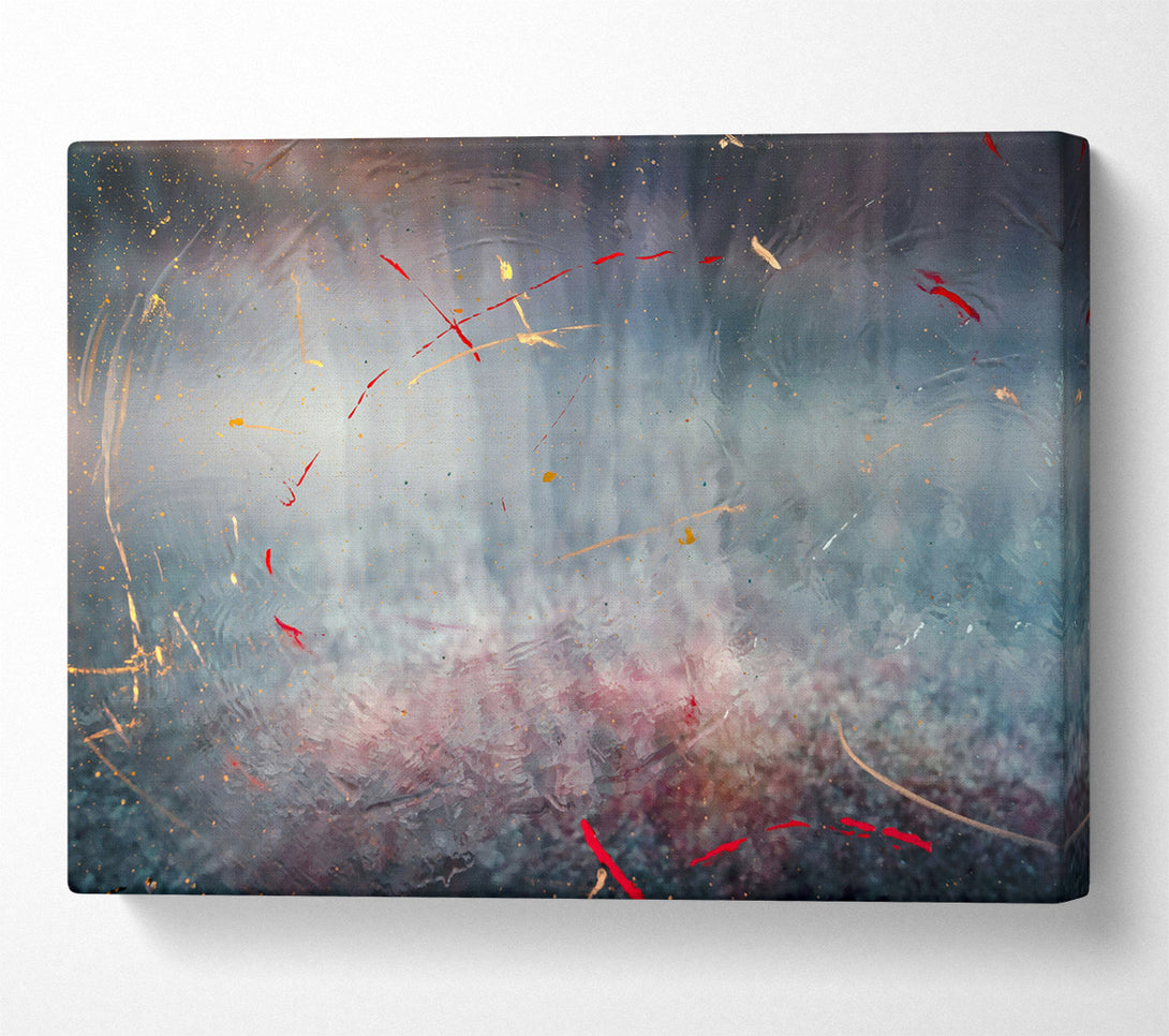  A Canvas Print of Crimson Through Glass Canvas Print