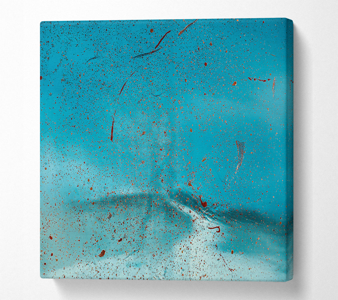  A Canvas Print of Teal Stardust Sky Canvas Print