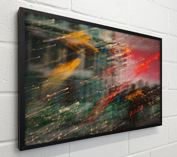 Red Blurred Reflections