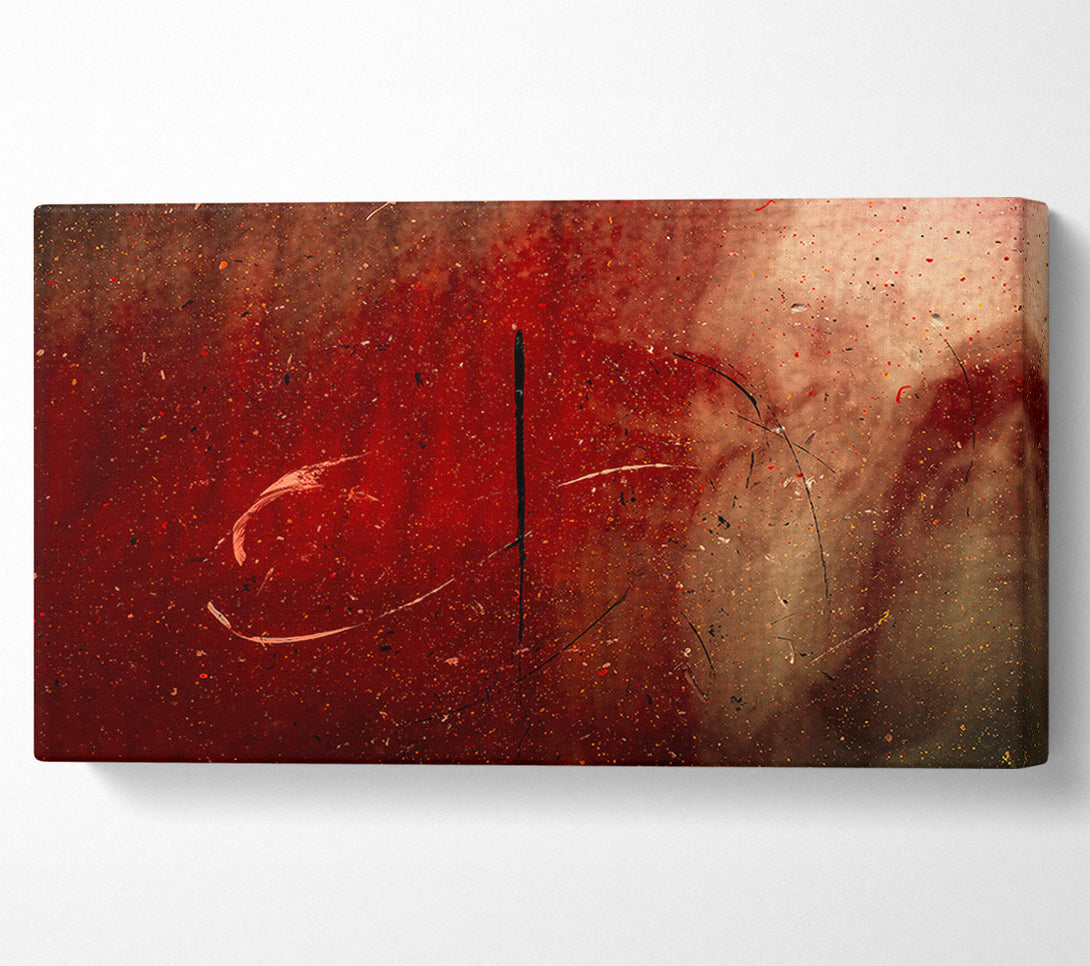  A Canvas Print of Crimson Spattering Sky. Canvas Wall Art