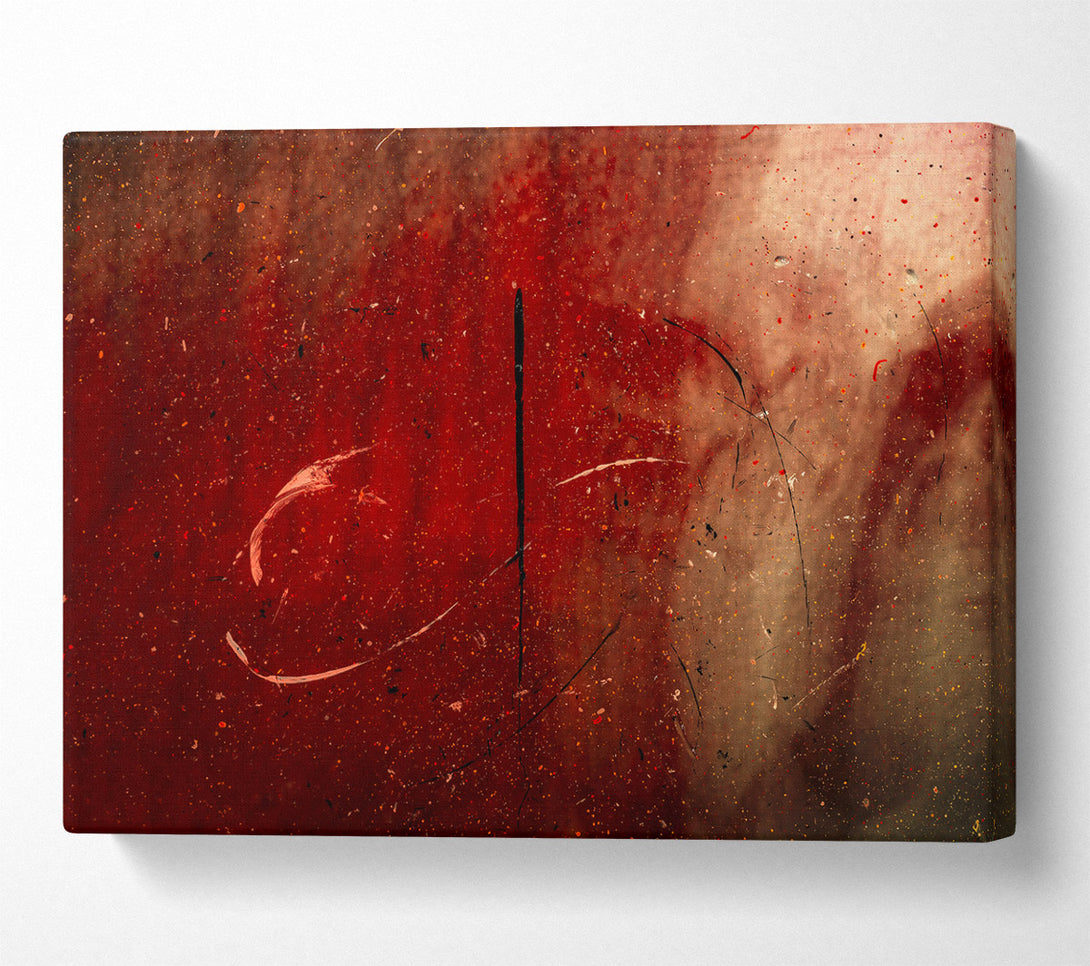  A Canvas Print of Crimson Spattering Sky. Canvas Wall Art
