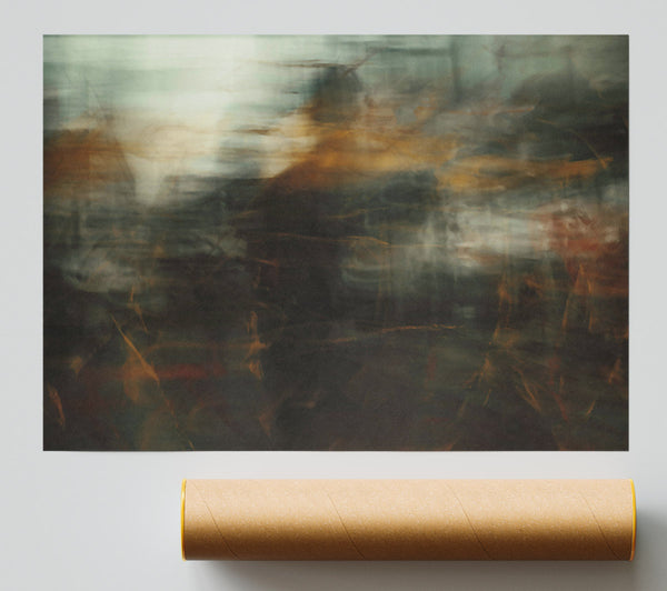 Golden Blurred Memories Poster