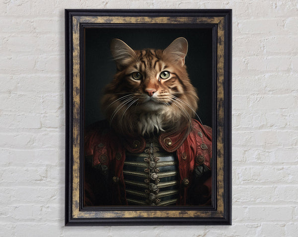 Kitty Renaissance Framed Print