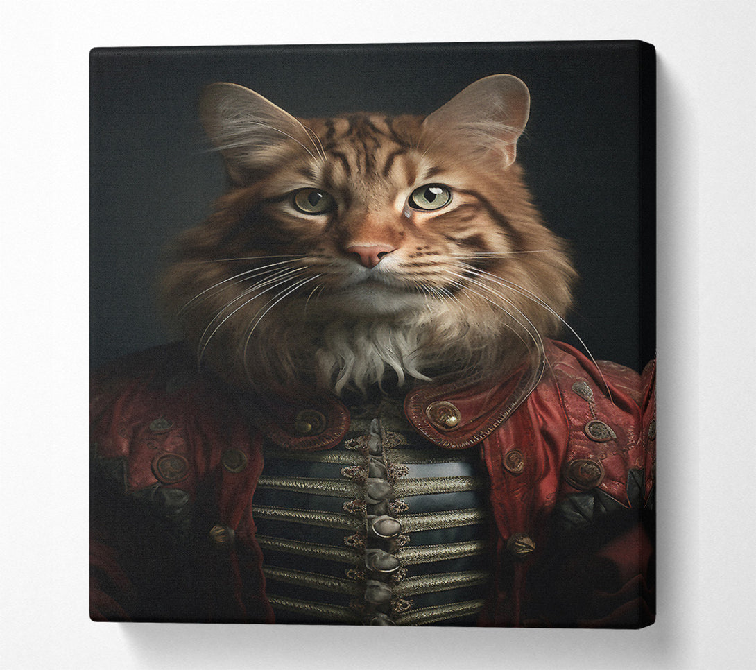 A Canvas Print of Kitty Renaissance Canvas Art