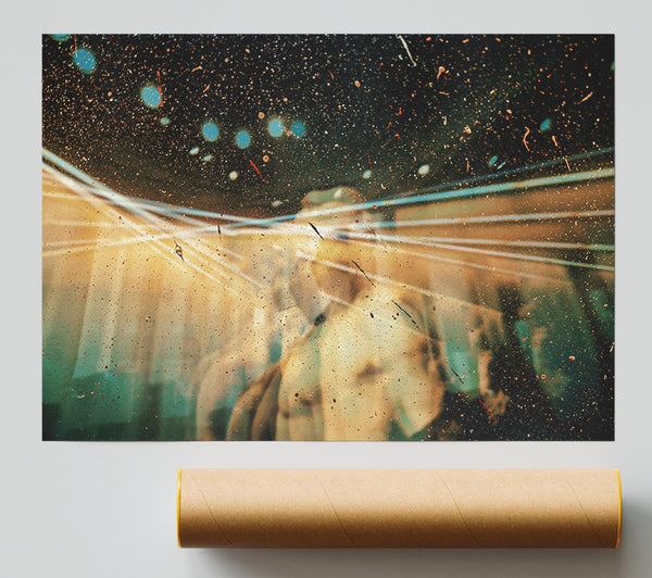 Golden Through Glass Poster