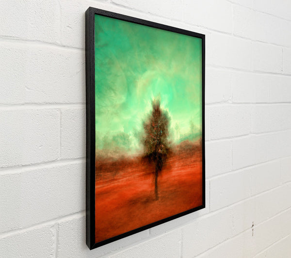 Emerald Tree In Red Soil