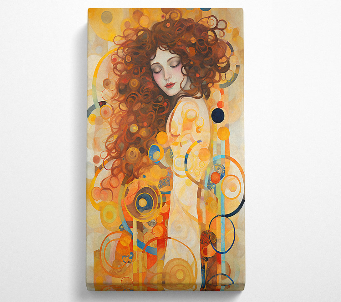  A Canvas Print of Klimt Flow Canvas Wall Art