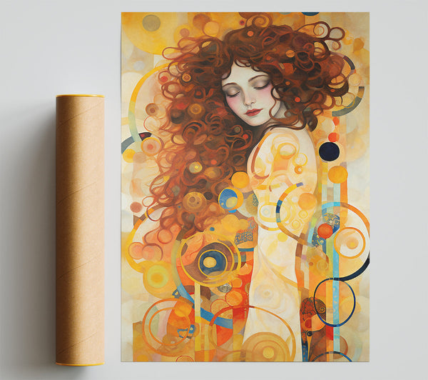 Klimt Flow Print