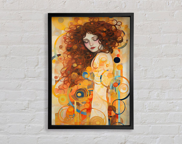 Klimt Flow Framed Print