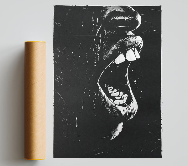 White Noise Scream Giclee Print