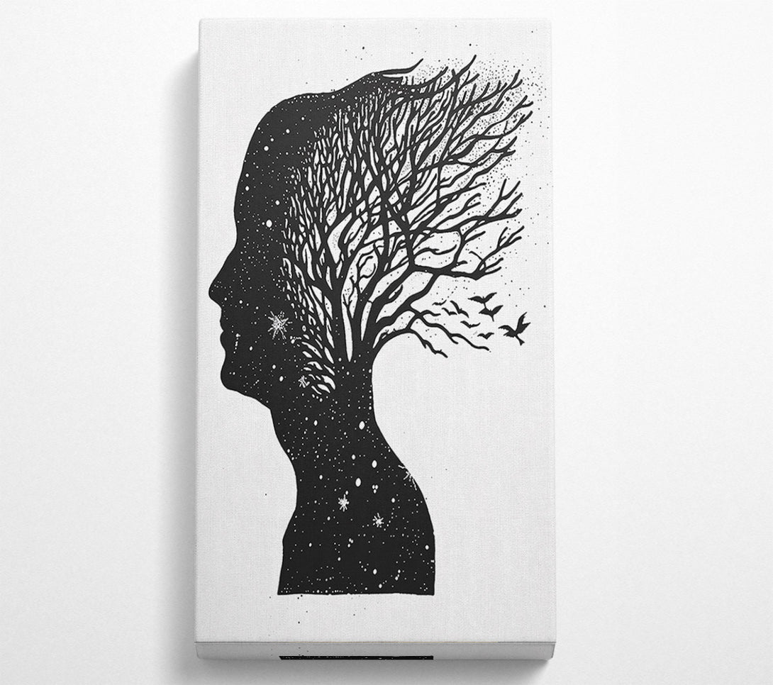  A Canvas Print of Black Sky Thoughts Canvas Print