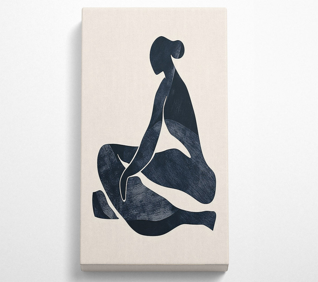  A Canvas Print of Midnight Figure Study Canvas Print