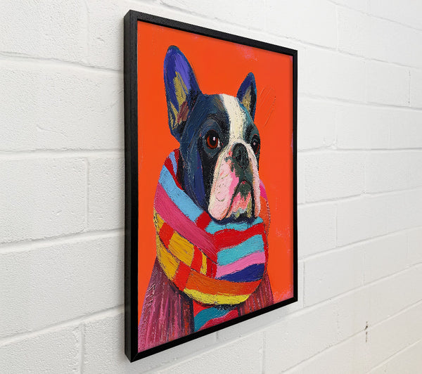 Orange Frenchie Scarf