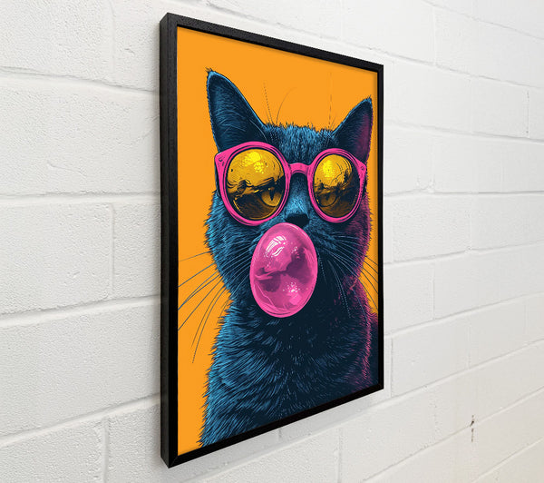 Pink Bubble Cat