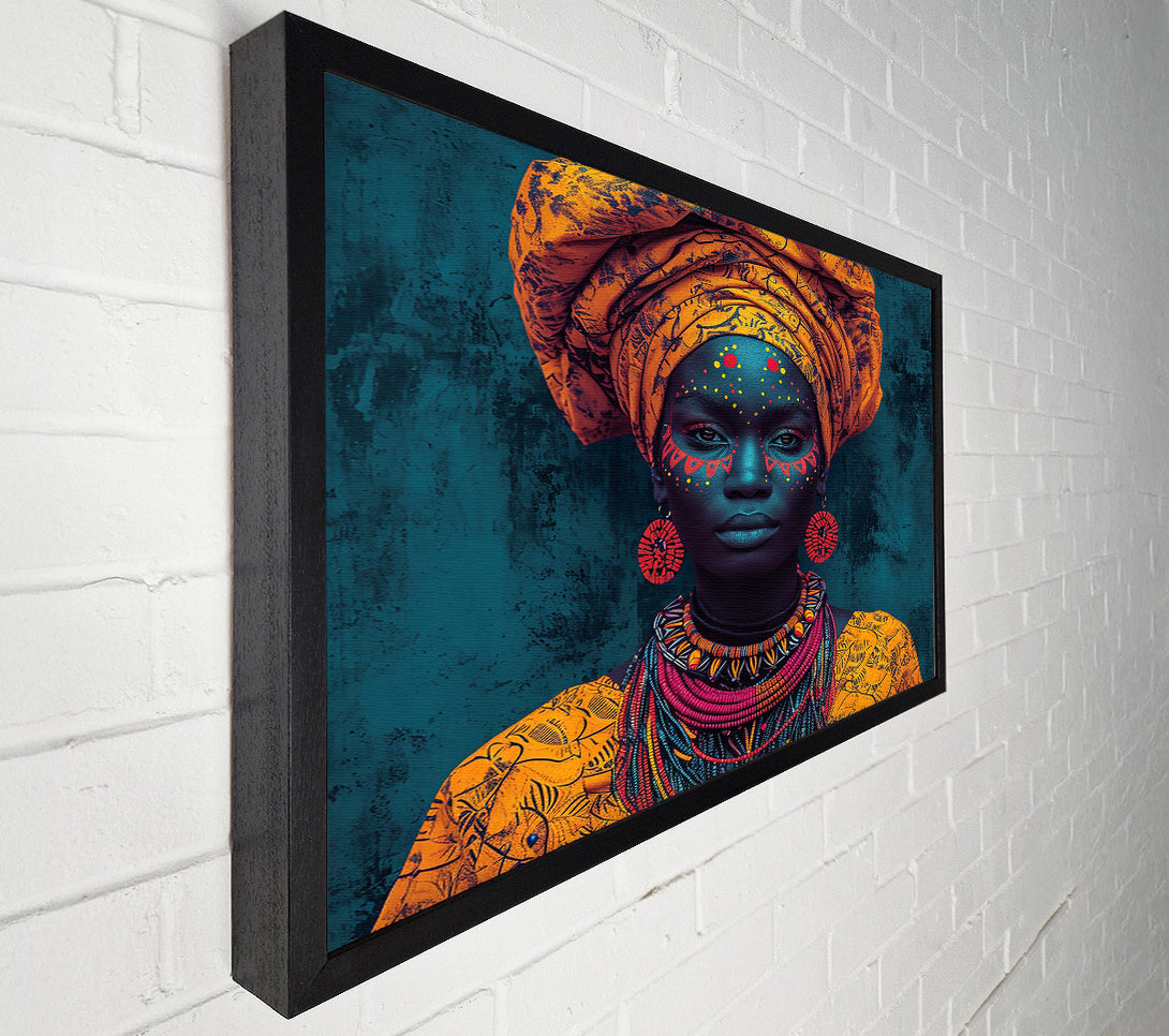  A Canvas Print of The Golden Gaze Canvas Print