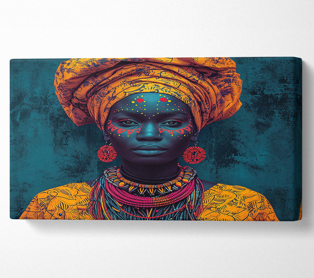  A Canvas Print of The Golden Gaze Canvas Print