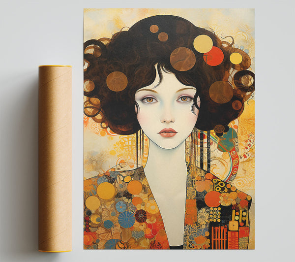 Klimt Lady Poster
