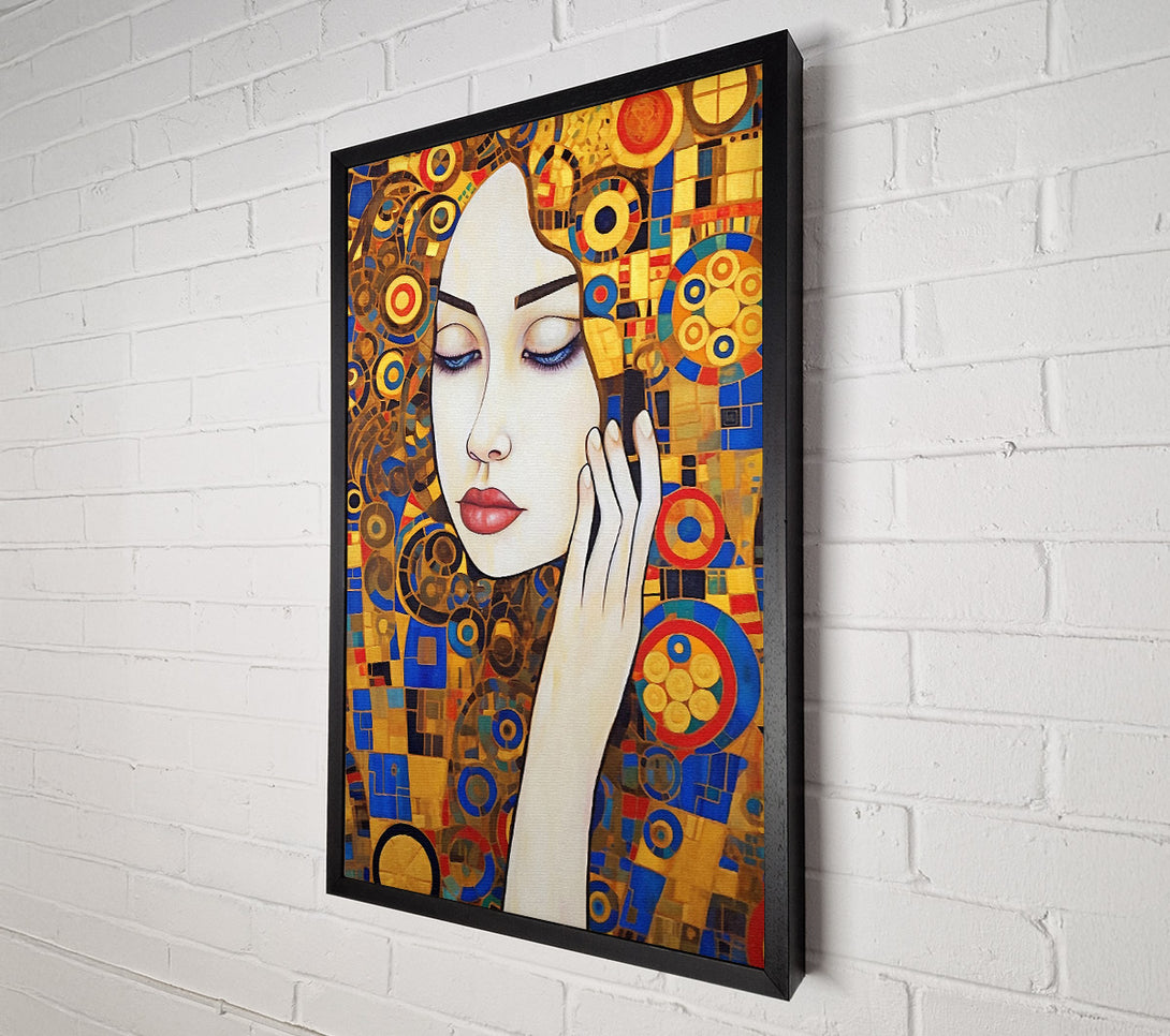  A Canvas Print of Klimt Mosaic Canvas Wall Art