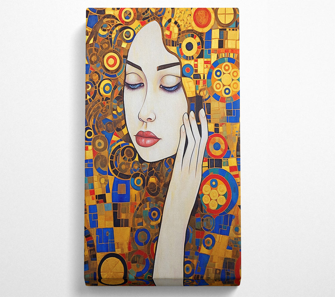 A Canvas Print of Klimt Mosaic Canvas Wall Art