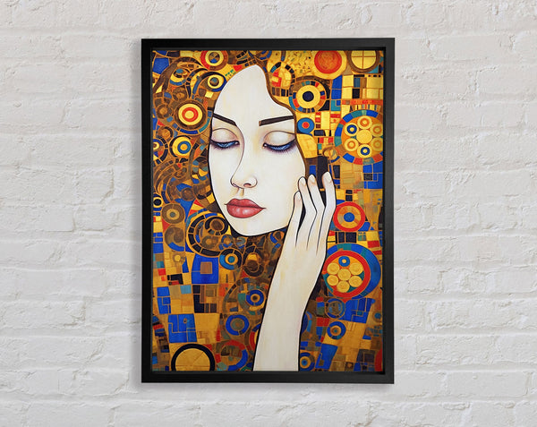 Klimt Mosaic Framed Print