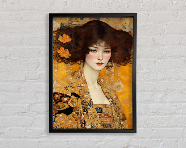 Klimt Of Beauty Framed Print