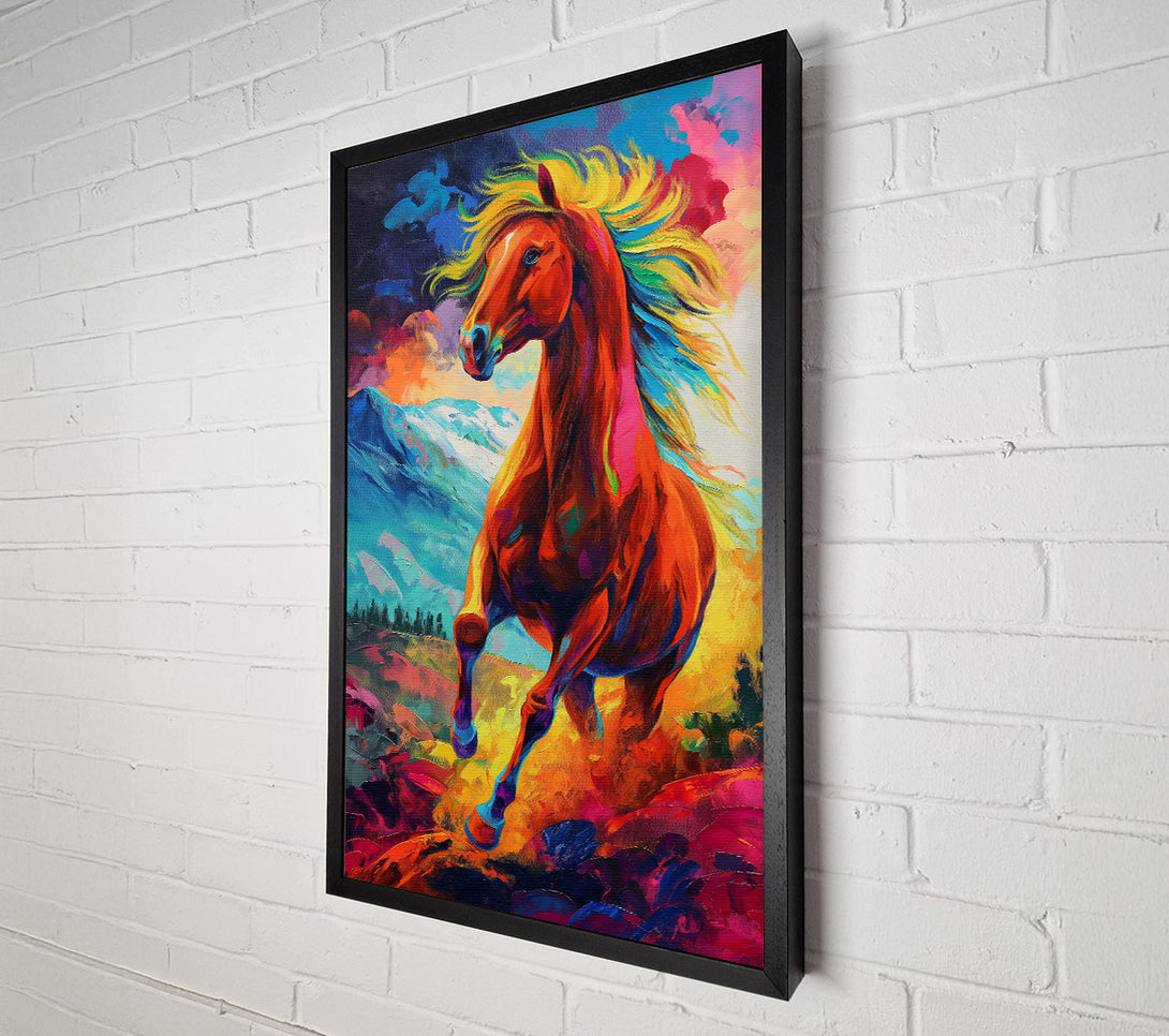  A Canvas Print of Crimson Spirit'S Flight. Canvas Print